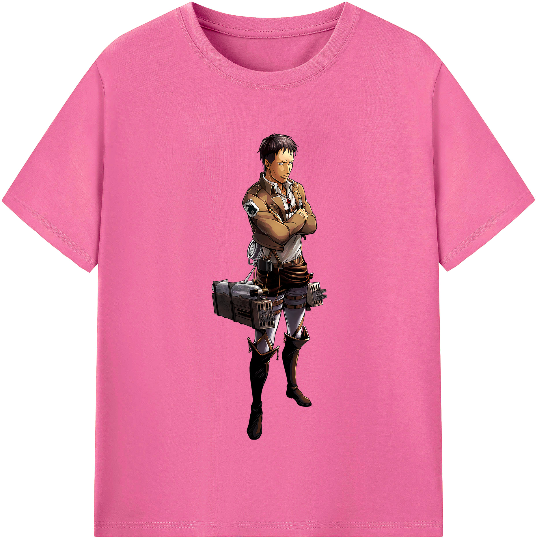 （画像用） 進撃の巨人 Attack on Titan レディースカジュアルプリントTシャツ（綿100％）